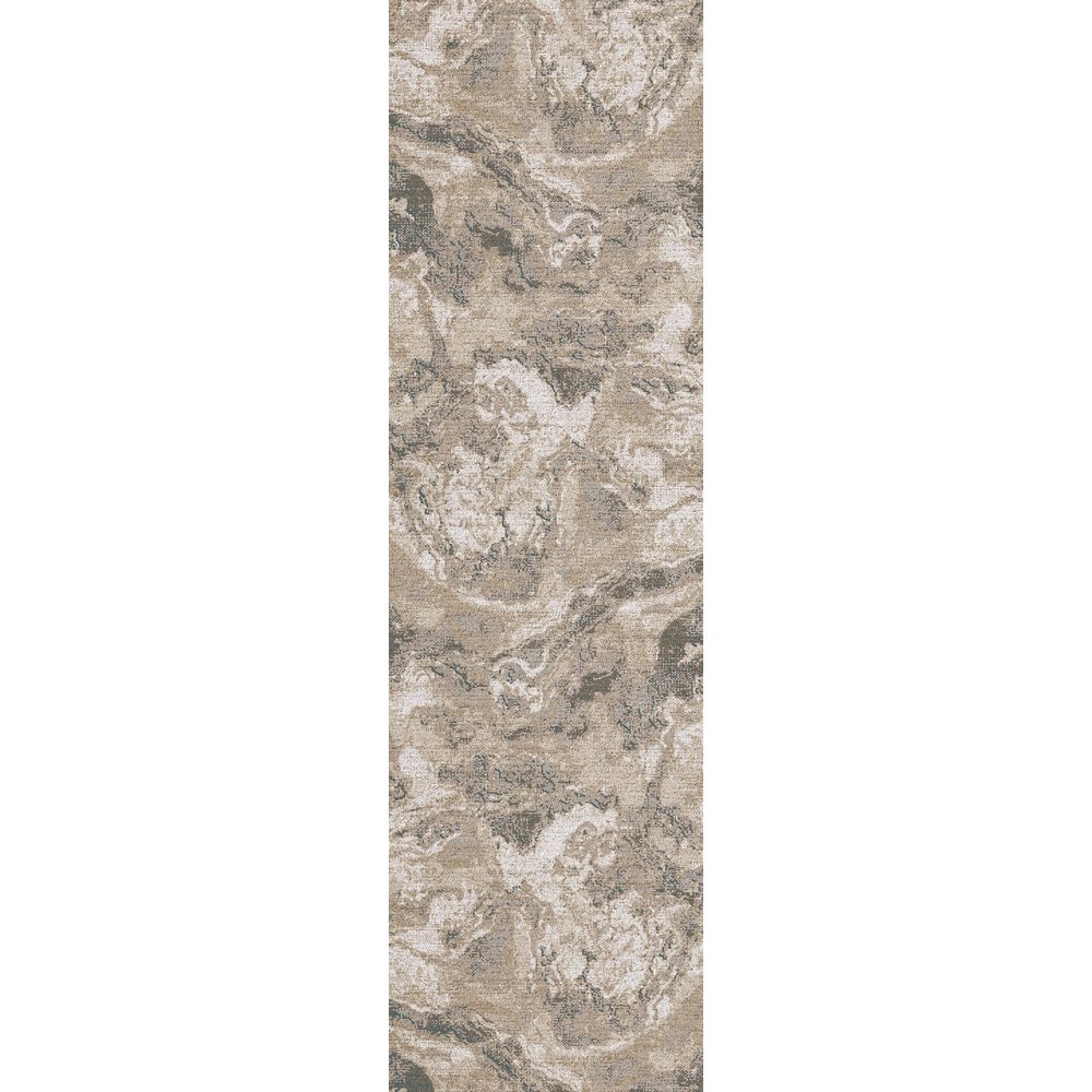 Dynamic Rugs 62005-695 Carlisle 2.2 Ft. X 7.7 Ft. Finished Runner Rug in Beige/Grey/Ivory